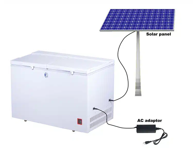 Besuncool solar freezer with built-in battery