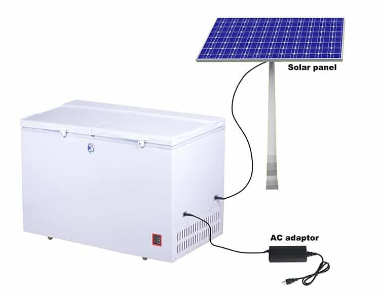 Besuncool solar freezer with built-in battery